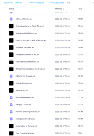 100天話題口語社群（贈寫作進階）百度網盤