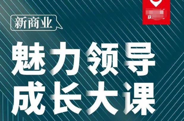 張琦?新商業魅力領導成長大課2023新版，高效管理必修課（30節）百度網盤
