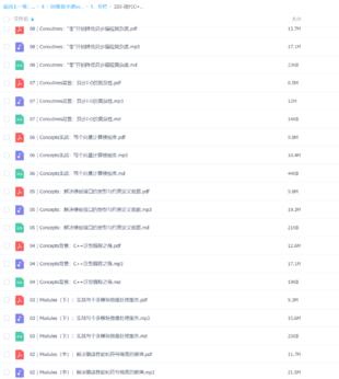 【極客時(shí)間】220-現(xiàn)代C++20實(shí)戰(zhàn)高手課