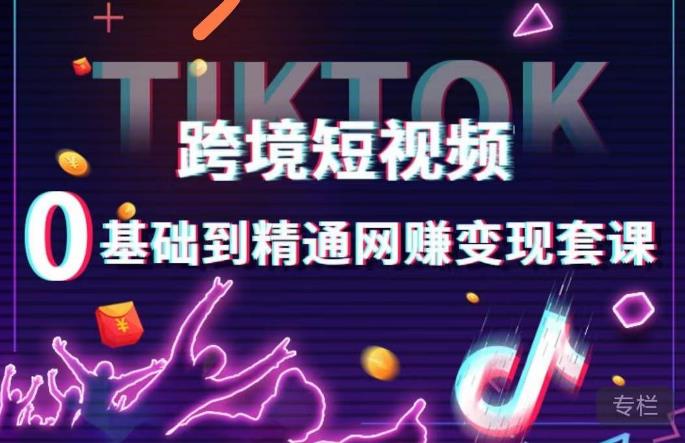 跨境短視頻TIKTOK 0基礎(chǔ)網(wǎng)賺變現(xiàn)，跨境短視頻獨立站帶貨變現(xiàn)技巧百度網(wǎng)盤