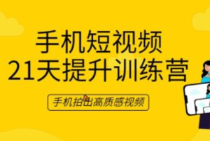 手機(jī)攝影技巧-手機(jī)攝影21天提升訓(xùn)練營(yíng)，手機(jī)拍出有意境的照片百度網(wǎng)盤(pán)插圖