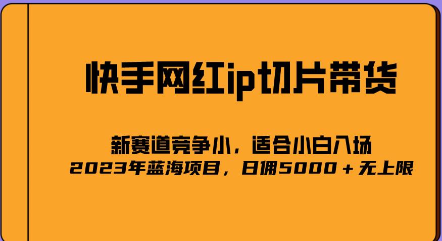 2023爆火的快手網紅IP切片，日傭5000＋二驢獨家授權藍海項目百度網盤