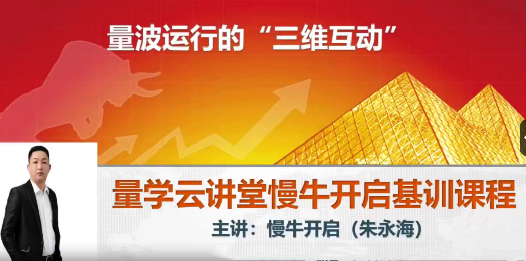量學云講堂朱永海慢牛開啟-第37期百度網盤