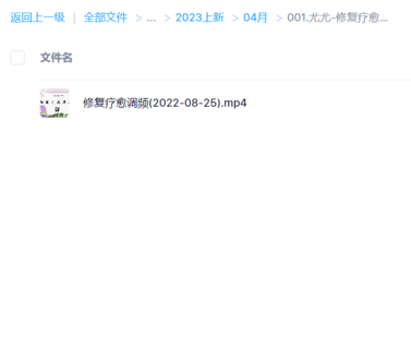 尤尤-修復(fù)療愈調(diào)頻(2022-08-25)