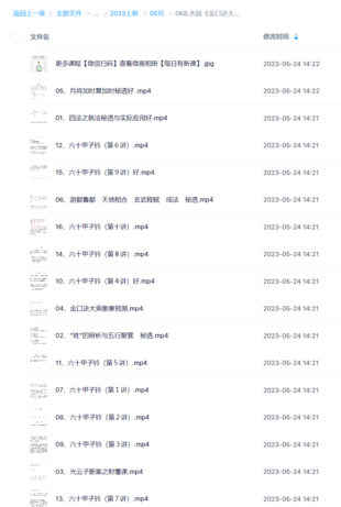 永銘《金口訣大乘密旨培訓》16集視頻