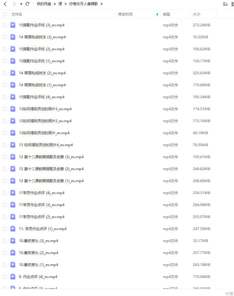 亦卷古月2022人像攝影課百度網(wǎng)盤(pán)