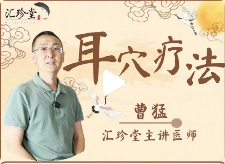 曹猛 耳穴（耳針）療法高級進修課125講百度網盤