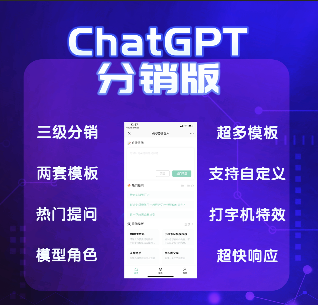ChatGPT多開分銷版系統百度網盤