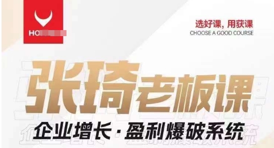【組合課】張琦老板企業(yè)增長(zhǎng)?盈利爆破系統(tǒng)百度網(wǎng)盤