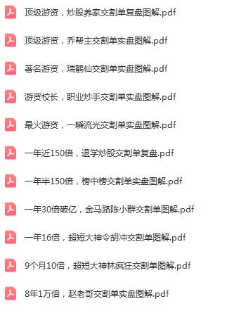 【淘股吧】《游資交割單K線圖解》