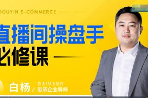 白楊老師-2023年直播間操盤手必修課百度網盤