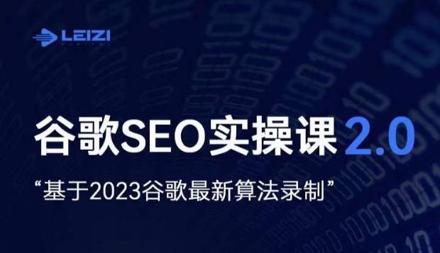 雷子?谷歌SEO 2.0實戰課，獨立站詢盤自由必備百度網盤