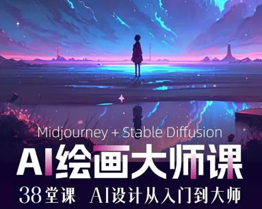 AI進化社2023年MJ&Stable diffusion繪畫課百度網盤