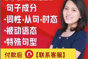 沙沙老師系統語法課百度網盤