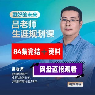 【熱門上新】【好課分享】 002.呂老師生涯規劃課，生涯規劃教育專家