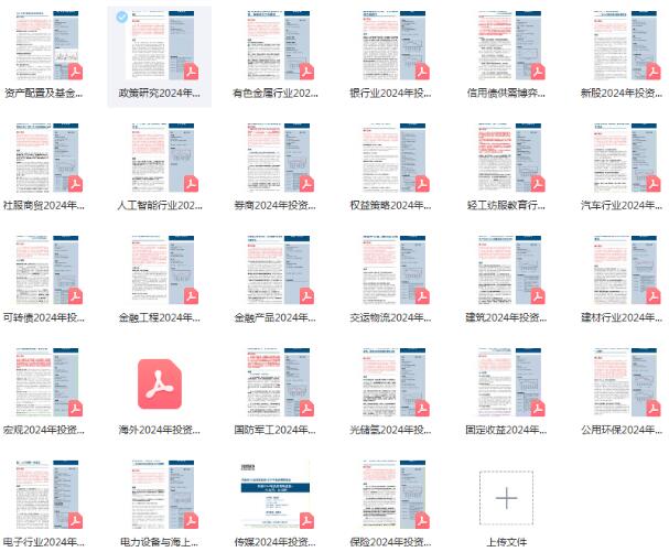 【中信建投】《中信建投證券2024年度投資策略報告合集》百度網(wǎng)盤