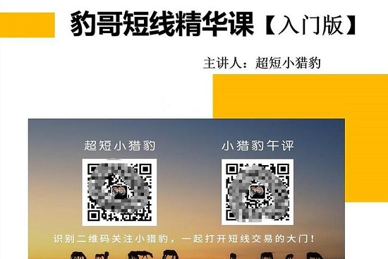 【超短小獵豹】《豹哥短線精華課入門版》