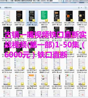【易學上新】78 古鎮一嘴 八字案例講解視頻1-50集（第一部）