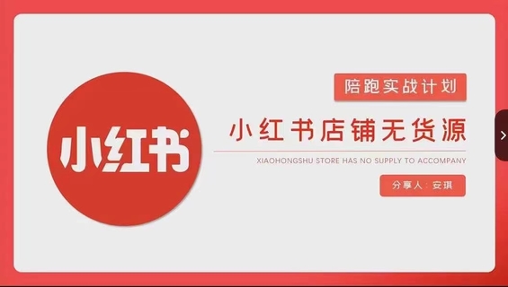 【抖音上新】 安琪-小紅書店鋪無貨源實戰，開店到售后全流程操作