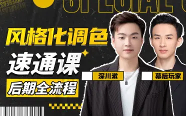 風(fēng)格化調(diào)色：后期全流程速通課