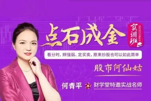 財學堂股市何仙姑何青平點石成金系統課20節