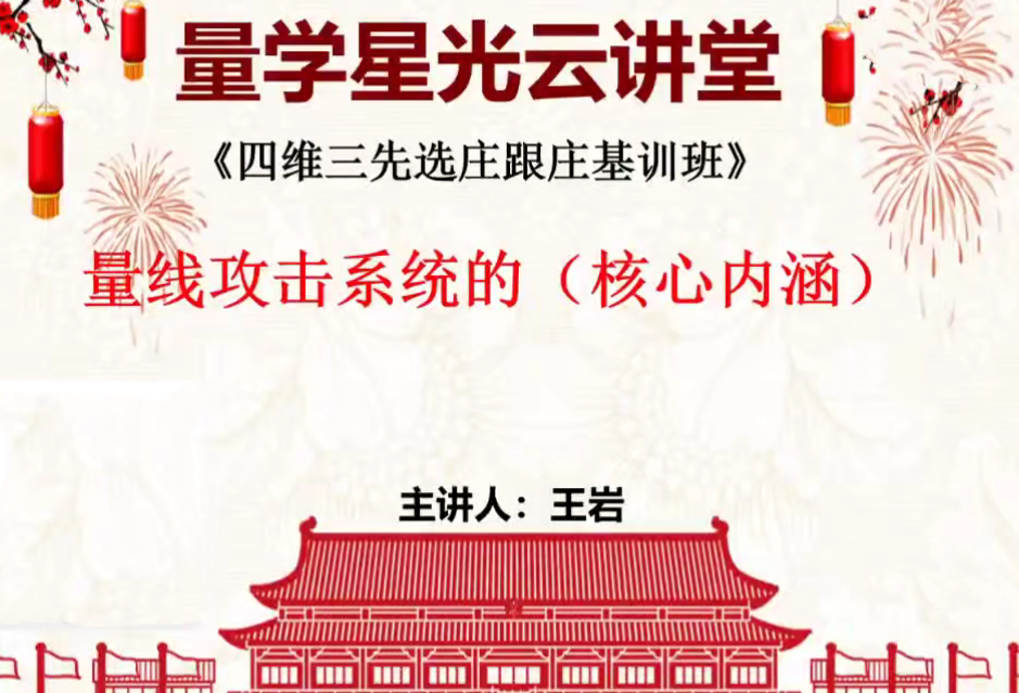 量學云講堂王巖四維三先選莊跟莊基訓班第48期