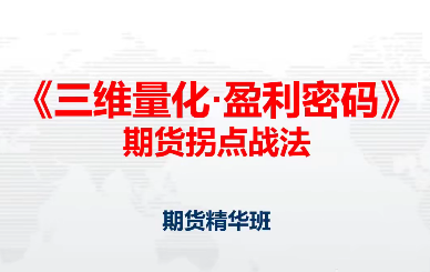 鄧波2023年9月 三維量化 期貨拐點戰法期貨精華班第10期