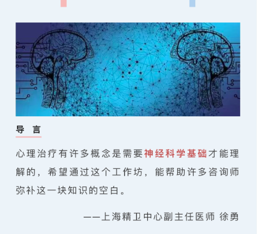 徐勇：神經科學視角下的心理治療
