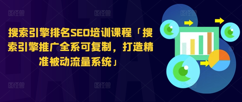 搜索引擎排名SEO培訓課程「搜索引擎推廣全系可復制，打造精準被動流量系統」插圖