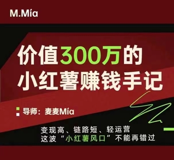 【抖音上新】價值300萬的小紅書賺錢手記 變現高、鏈路短、輕運營,這波“小紅薯風口”不能再錯過。插圖 【抖音上新】價值300萬的小紅書賺錢手記 變現高、鏈路短、輕運營,這波“小紅薯風口”不能再錯過。