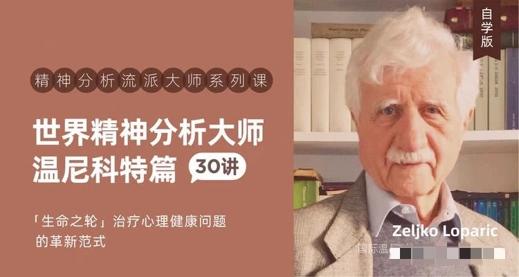 世界精神分析大師系列課——溫尼科特篇【視頻課30講】