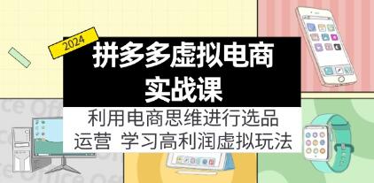 《拼多多虛擬電商實戰課》選品+運營，高利潤虛擬玩法插圖