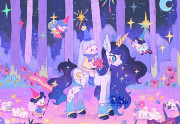 夏幺官兒2024商業兒插系統ipad插畫課第10期