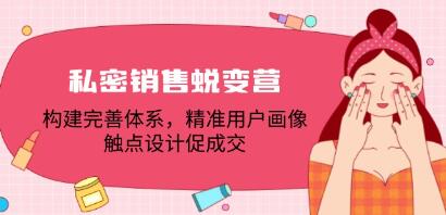 《私密銷售蛻變營》建完善體系，精準用戶畫像，觸點設計促成交插圖