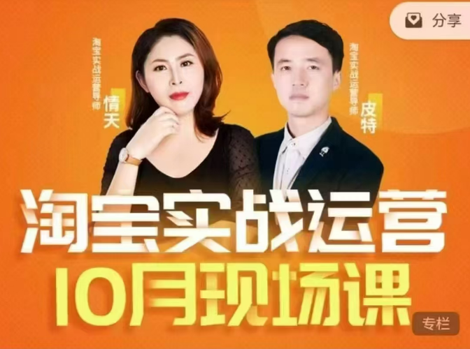 2024年10月份淘寶全套運營現場課程，淘系電商運營必學插圖